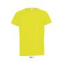 SOL'S SPORTY KIDS - RAGLAN-SLEEVED T-SHIRT, Neon Yellow