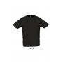 SOL'S SPORTY - RAGLAN SLEEVED T-SHIRT, Black