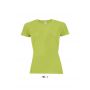 SOL'S SPORTY WOMEN - RAGLAN-SLEEVED T-SHIRT, Apple Green