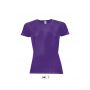 SOL'S SPORTY WOMEN - RAGLAN-SLEEVED T-SHIRT, Dark Purple