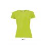 SOL'S SPORTY WOMEN - RAGLAN-SLEEVED T-SHIRT, Neon Green