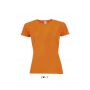 SOL'S SPORTY WOMEN - RAGLAN-SLEEVED T-SHIRT, Neon Orange