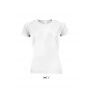 SOL'S SPORTY WOMEN - RAGLAN-SLEEVED T-SHIRT, White