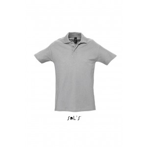 SOL'S SPRING II - MEN?S PIQUE POLO SHIRT, Grey Melange (Polo short, mixed fiber, synthetic)