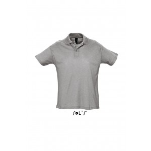 SOL'S SUMMER II - MEN'S POLO SHIRT, Grey Melange (Polo short, mixed fiber, synthetic)