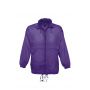 SOL'S SURF - UNISEX WATER REPELLENT WINDBREAKER, Dark Purple