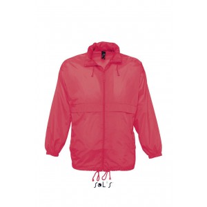 SOL'S SURF - UNISEX WATER REPELLENT WINDBREAKER, Neon Coral (Jackets)