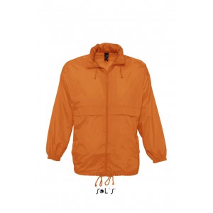 SOL'S SURF - UNISEX WATER REPELLENT WINDBREAKER, Orange (Jackets)