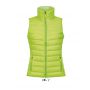 SOL'S WAVE WOMEN - LIGHTWEIGHT BODYWARMER, Neon Lime