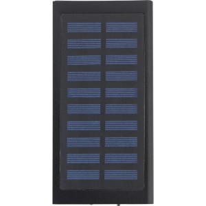 Solar-Aufladegerät 'Ampere' aus Kunststoff, Schwarz