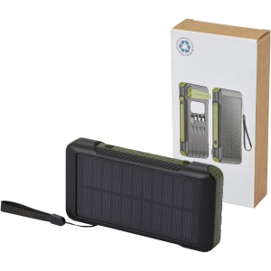 Soldy 10.000 mAh RCS recycled plastic solar dynamo power ban (Powerbanks)