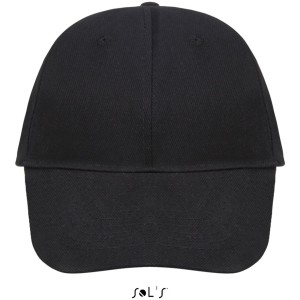 SOL'S BUFFALO - SIX PANEL CAP, Black, U <font size=1>[ENG]</font>