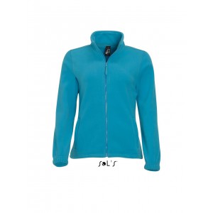 SOL'S NORTH WOMEN - ZIPPED FLEECE JACKET, Aqua <font size=1>[ENG]</font>