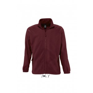 SOL'S NORTH MEN - ZIPPED FLEECE JACKET, Burgundy <font size=1>[ENG]</font>