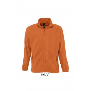 SOL'S NORTH MEN - ZIPPED FLEECE JACKET, Orange <font size=1>[ENG]</font>