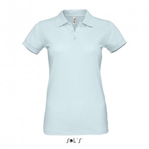 SOL'S PERFECT WOMEN - POLO SHIRT, Creamy Blue <font size=1>[ENG]</font>