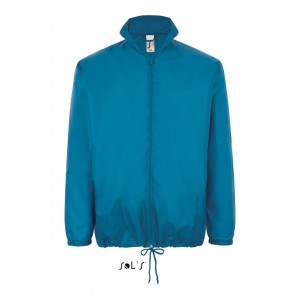 SOL'S SHIFT - UNISEX WATER REPELLENT WINDBREAKER, Aqua <font size=1>[ENG]</font>