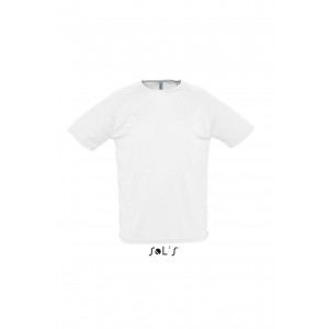 SOL'S SPORTY - RAGLAN SLEEVED T-SHIRT, White <font size=1>[ENG]</font>
