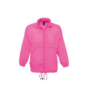 SOL'S SURF - UNISEX WATER REPELLENT WINDBREAKER, Neon Pink 2 <font size=1>[ENG]</font>