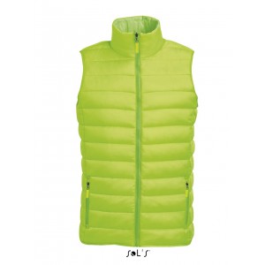 SOL'S WAVE MEN - LIGHTWEIGHT BODYWARMER, Neon Lime <font size=1>[ENG]</font>