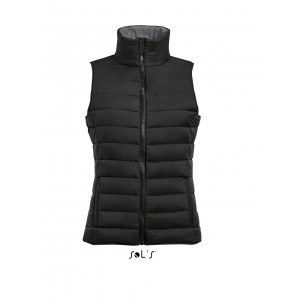 SOL'S WAVE WOMEN - LIGHTWEIGHT BODYWARMER, Black <font size=1>[ENG]</font>