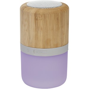 Aurea bamboo Bluetooth? speaker with light, Wood (Speakers, radios)