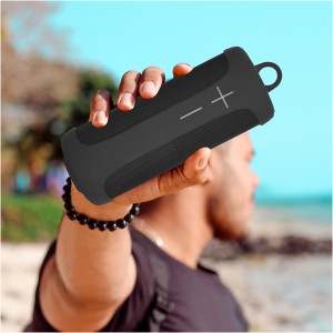Prixton Aloha Lite Bluetooth(r) speaker, Solid black (Speakers, radios)