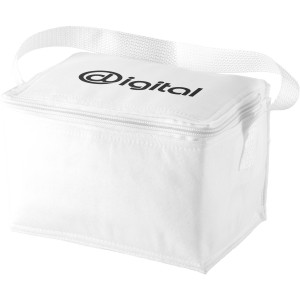 Spectrum 6-can non-woven cooler bag, White (Cooler bags)