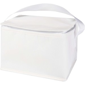 Spectrum 6-can recycled non-woven cooler bag 4L, White (Cooler bags)