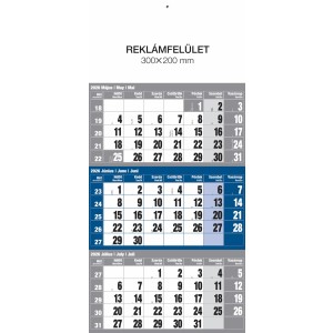 Speditr calendar blue-black