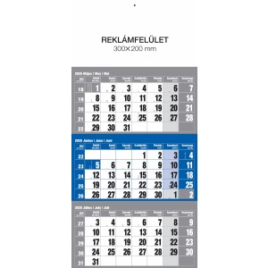 Speditr naptr,kk-szrke,fejlap nlkl