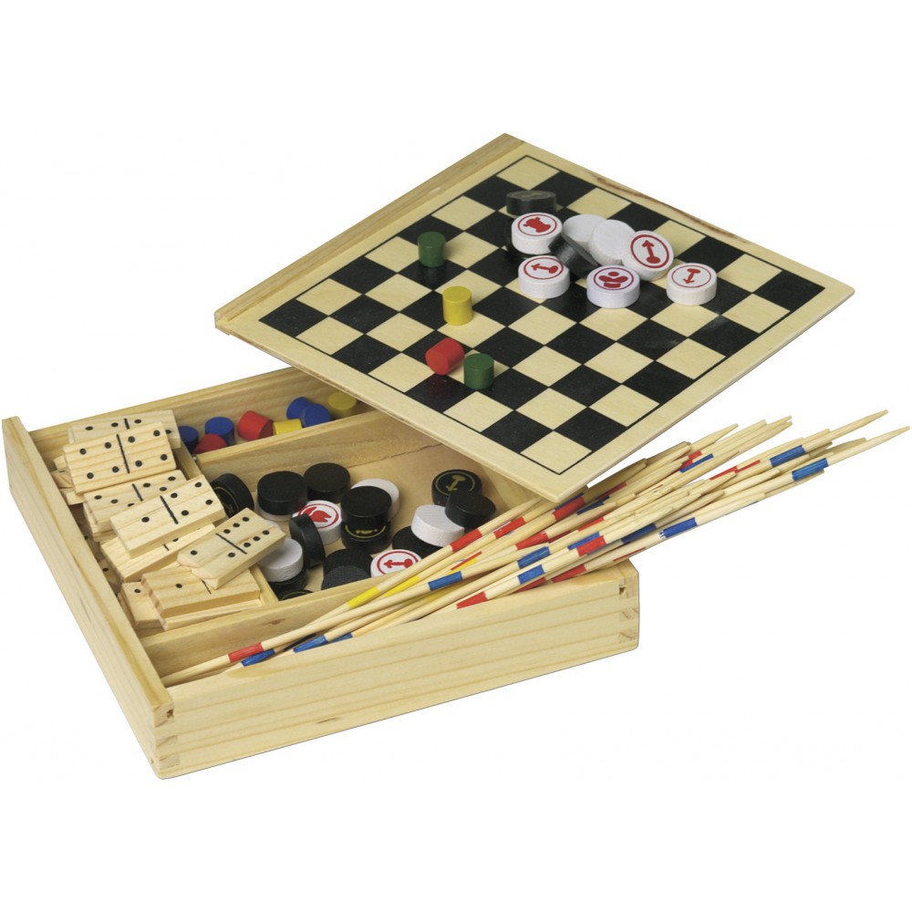 Spielsetin Holzbox Cherie, Braun (Spielzeuge)