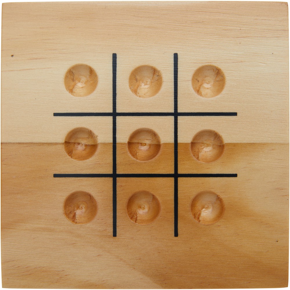 Strobus Tic-Tac-Toe Spiel aus Holz, natur (Spielzeuge)