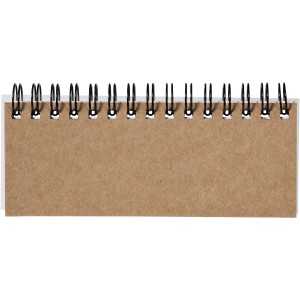 Spinner spiral notebook with coloured sticky notes, Natural (Sticky notes)