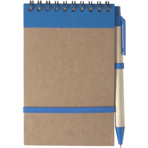 Notizbuch aus recyceltem Karton Emory, Hellblau