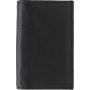 Split leather credit card wallet Roy, black