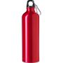 Aluminium flask Gio, red