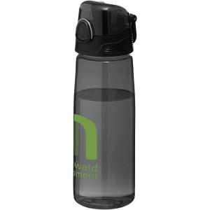 Capri 700 ml sport bottle, Transparent black (Sport bottles)