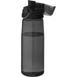 Capri 700 ml sport bottle, Transparent black (Sport bottles)