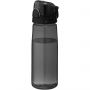 Capri 700 ml sport bottle, Transparent black