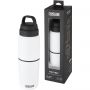 MultiBev vacuum insulated stainless steel 500 ml bottle and 350 ml cup, White