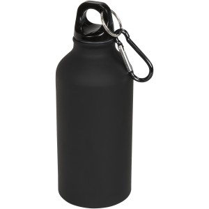 Oregon 400 ml matte sport bottle with carabiner, solid black (Sport bottles)
