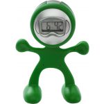 Sport-man clock with alarm, light green (3073-29)