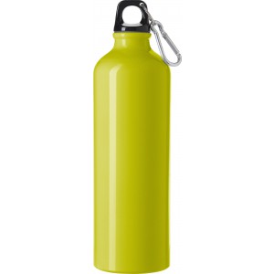 Trinkflasche(750 ml) aus Aluminium Gio, Gelb