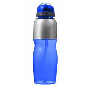 Trinkflasche 'Sports' aus Kunststoff, Kobaltblau