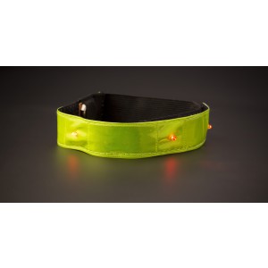 Nylon (500D) and PVC reflective strap with lights Anni, yell (Sports equipment)