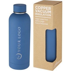 Spring 500 ml copper vacuum insulated bottle, Tech blue (Water bottles)