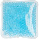 Square shaped plastic hot/cold pack, light blue (7413-18)