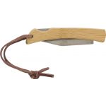 Stainless steel and bamboo foldable knife Beckett, brown (966190-11)
