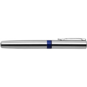 Stainless steel ballpen Rex, blue (Metallic pen)